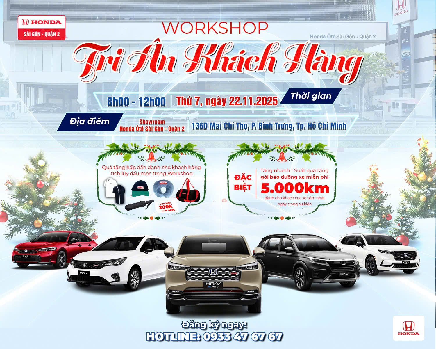 Chương trình workshop tại Honda Quận 2